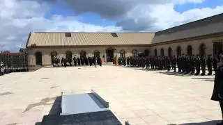 A. Merkel et F. Hollande arrivent à Metz