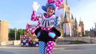 4K・城前DPA【D−1−48】ミニー＠ファンダーランド／東京ディズニーランド／キャッスル・フォアコート