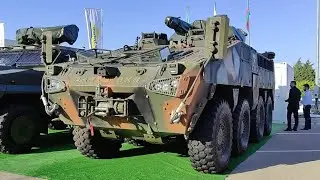 Barys 8&times;8 Armoured Wheeled Vehicle. Combat weight of the Barys 8x8 vehicle is 28,000kg Kazakhstan 🇰🇿