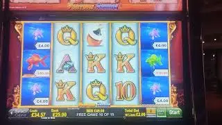 &pound;2 stake four scatter bonus Fortune Fishing Casino slot UK