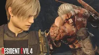Leon Fight with Jack Krauser | Boss Fight | Leon Kennedy | Resident Evil 4 Remake