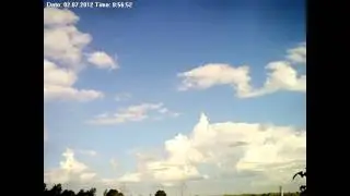 Stratocumulus castellanus convection Конвекция 2 июля 2012г