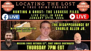 ***LIVE*** HUNTING A GHOST -THE LECCESE FILES 📱