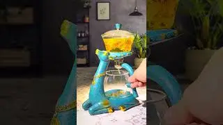 Unique Animal Teapot: Handmade Ceramic Blue Stag#teatime #teamuseum #tea #teapot #flowertea #herbs