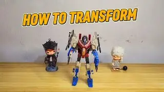 HOW TO TRANSFORM Studio Series Transformers One Starscream