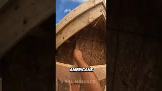 Why Do Americans Build Their Houses With Cheap Wood Materials #shorts