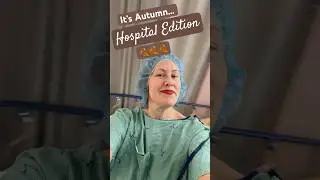 Soft Girl Autumn&hellip; Hospital Gown Edition 🩺🍁 #Spoonie #HospitalHumor #HealthJourney #ChronicPain