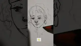 Face tutorial part-2✨hair tutorial 💗#face#hairtutorial#art#tutorial#shorts