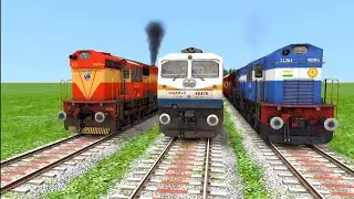 3 Diesel Engine optimization At BUMPY RAILROAD CROSSING//Train Simulator Railroad Tracks