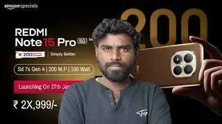 Redmi Note 15 Pro, Specifications, 200 MP best camera best processor