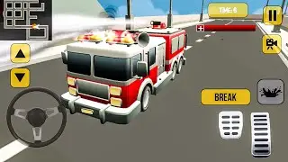 Fire Truck Emergency Rescue - Android Gameplay FHD