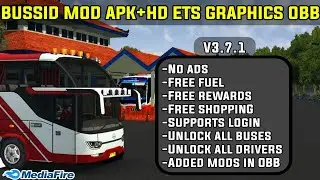 BUSSID MOD APP + HD ETS GRAPHICS OBB v3.7.1/ check video description👇