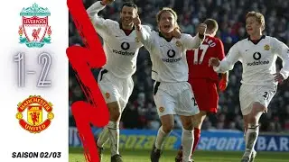 Liverpool - Manchester United 1-2 / Premier League / Saison 2002-2003