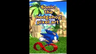 Sonic the hedgehog pixel art #sonic#pixelart