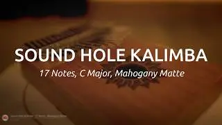 Sound Hole Kalimba, 17 notes, Mahogany matte - KL1708H - Meinl Sonic Energy