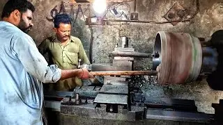 Repairing Wheel Drum || Truck Wheel Drum Restoration and Polishing on Lathe Machine
