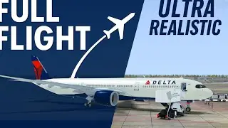 Delta Airlines Full Flight ✈️ | Takeoff, and emergency landing| RFS