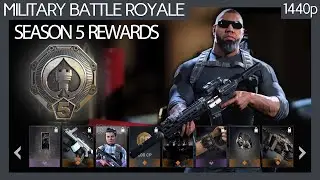 Call of Duty: Warzone Season 5 All Battle Pass Rewards (No commentary) 1440p