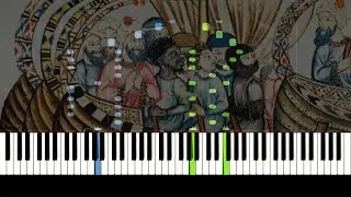 Medieval music - Cantigas de Santa Maria | Piano Tutorial
