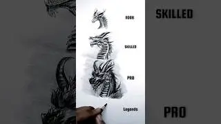 how to draw dragon #shorts #drawing #art #trending #dragon