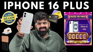 iPhone 16 Plus at 59K Big billion days Sale | Price, Card, Best cover, PD charger | Flipkart?