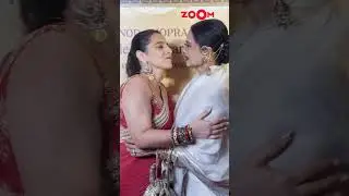 Vidya Balan takes BLESSINGS from Rekha at Parineeta's screening 😍🥰 #shorts #vidyabalan