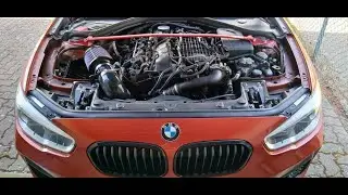 BMW M140i Sound offene Ansaugung, Pure Cast 650 turbo, Ego X, OEM Kat, MHD St1, Silikon Inlets