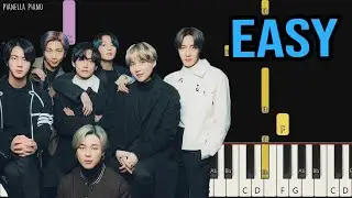 BTS - Mikrokosmos | EASY Piano Tutorial by Pianella Piano