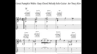 Урок и практический сеанс игры на гитаре «Great Pumpkin Waltz Complete Chord Melody» — БЕСПЛАТНЫЙ...