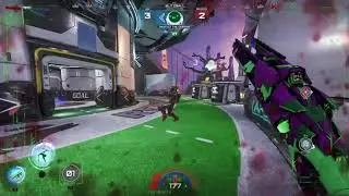 LawBreakers Blitzball on the new Gateway map, competitive game.