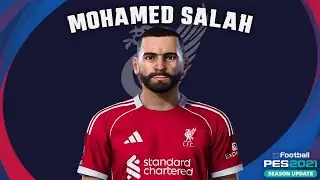 Mohamed Salah🇪🇬 (Liverpool FC) How to create in Pes 2021