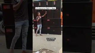 4 Top 4 duall bass Full dj setup price 2lakh 2... hazar 🔥 Durgapuja offer at S.k. Electronic। #djset