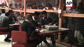 Security tight in India controlled Kashmir as counting begins in national elections