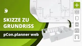 Wie man Grundrisse im Browser zeichnet - pCon.planner web Tutorial