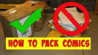 How to pack comic books to mail without breaking the law