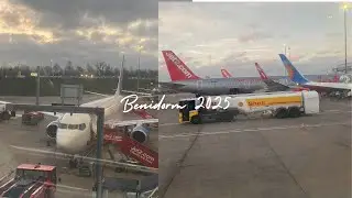Benidorm travel morning vlog BHX-ALC on the 24th of December 2025