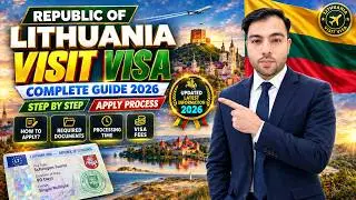 Lithuania Visit Visa 2026 | How to Apply Lithuania Tourist Visa Online | Requirements & Fee