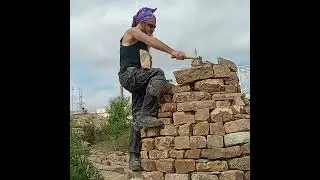 creating the Dry Stone Arch Throne Tower in 40 seconds
