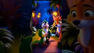 Chhota Tota Aur Jadoo Bhara Jungle | Kids Moral Story in Urdu | Cartoon Story #cartoon #shorts