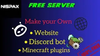 Make your own custom discord bot, website and minecraft plugins for free 😱 