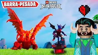 Derrotei o DRAG&Atilde;O DE FOGO no Barra Pesada do LEGO Fortnite Odyssey Ninjago