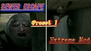 Granny 1.8 - Extreme Mode In Item Preset 1 (Sewer Escape)
