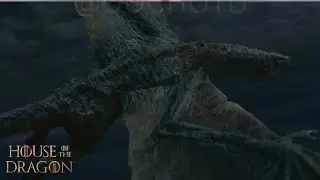 Caraxes Vs Vhagar Flight above the God's Eye River  | TARGARYEN DRAGON FIRE SCENE🔥DRACARYS