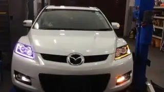 Mazda CX-7 headlight retrofit