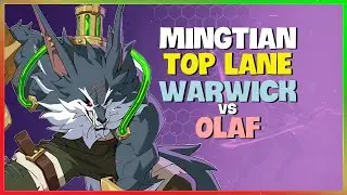 MingTian Rank 1 Challenger Warwick Top Lane Mechanics Breakdown Engsub