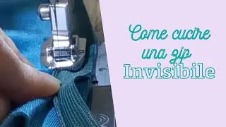 Cucire una zip invisibile su un abito foderato