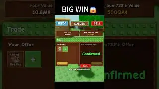 Trading In Grow A Garden😱#growagarden