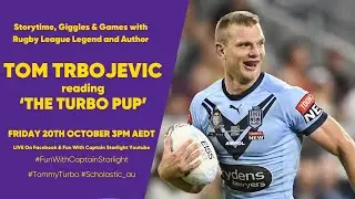 Story Time And Fun With Rugby League Icon & Author Tom Turbo Trbojevic.