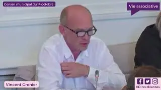 Intervention de Vincent Grenier lors du conseil municipal du 14/10/2022