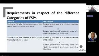 Insurance Requirements for FSPs Webinar -  September 2025